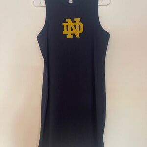 Lululemon tank dress notre dame navy blue  size 6 collegiate sporty